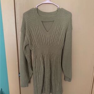 Tan Women's Sweater dress